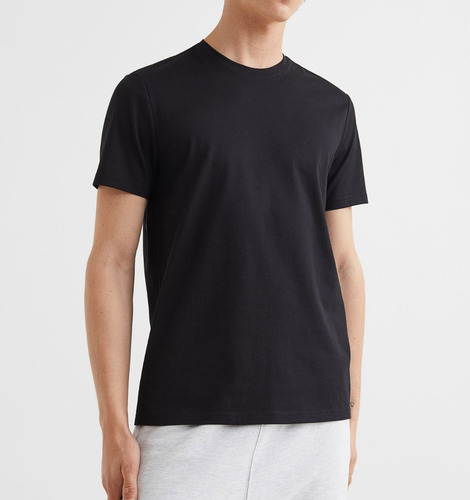 Imagen 2 de 8 de Remera Lisa Algodón Jersey Peinado Premium Hombre