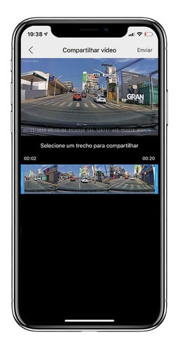 Cámara DVR de vehículos automotrices con grabación de automóviles Full Hd 2k