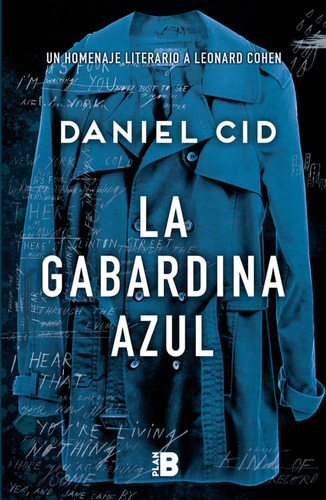 La Gabardina Azul, De Cid, Daniel. Editorial Plan B (ediciones B), Tapa Dura En Español