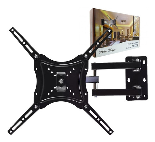 Soporte Onlineclub HDL-117B-2 de pared para TV/Monitor de 14" a 55" negro
