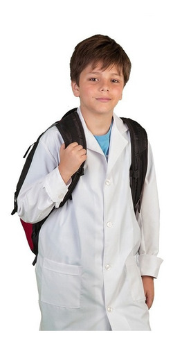 Imagen 3 de 3 de Guardapolvo Niño Unisex Talle 16 Con Botones