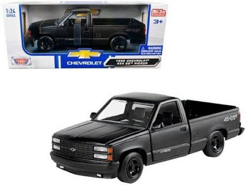 1992 Chevrolet 454 Ss Pickup Negra, Escala 1:24