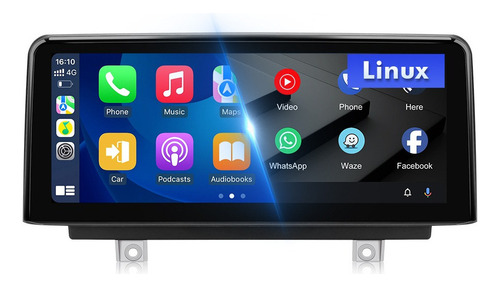 Estéreo Carplay Airplay Para Bmw X5 E70/x6 E71 Ccc Bt Gps