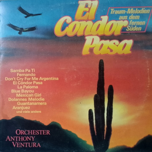 Orchester Anthony Ventura - El Condor Pasa. Lp Album