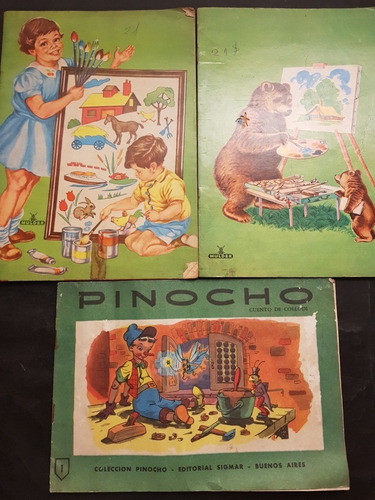 Pinocho Y Lote De Antiguos Libros Infantiles. 51n 506