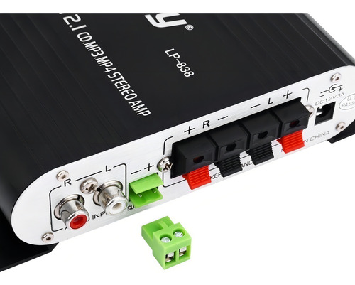 Y Amplificador De Potencia Estéreo Con Subwoofer Digital De