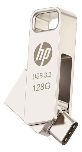 Flash Memory Hp X206c Usb 128gb Usb 3.2 Tipo C Dual Funcion