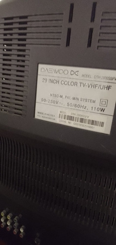Imagen 6 de 6 de Tv Daewoo 14 20 29
