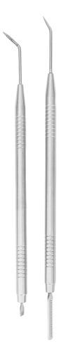 Herramienta De Separación De Pestañas, 2 En 1, De Acero Inox