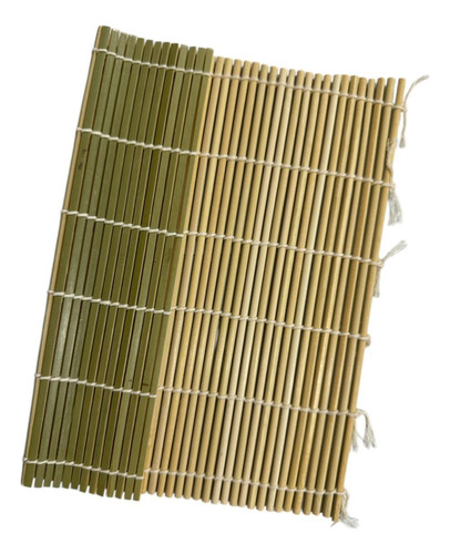 Esterilla Plana De Bambu Para Sushi 27x27 Cm.