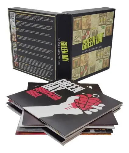 Box 8 Cd's Green Day The Studio Albums 1990 2009 | MercadoLivre