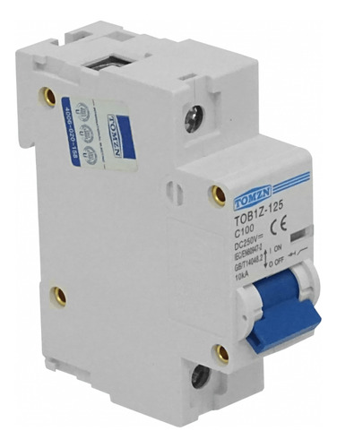 Tomzn 100a 250vdc Interruptor Automatico Termomagnetico C100