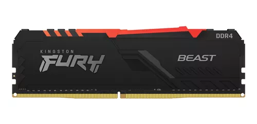 Memória RAM Kingston Fury Beast 16GB / DDR4 / 3200 MHz / RGB -  (KF432C16BBA/16) no Paraguai - Atacado Games - Paraguay