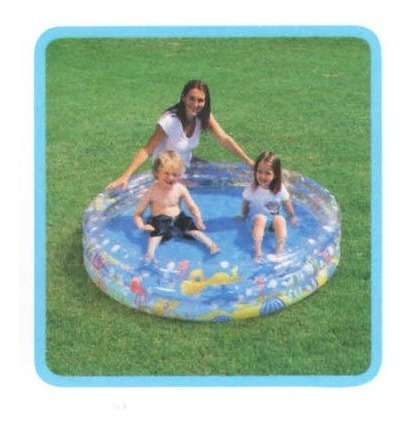 Pileta 3 Aros Transparente 152cm Inflable Bestway 1004 Isud