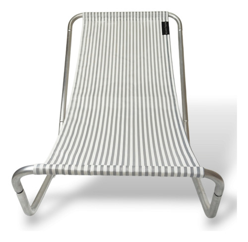 Cadeira De Alumínio Portátil Indian Silver La Digue - Koobq
