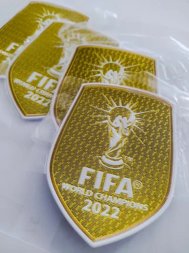 Parche Campeon Mundial Argentina 2022 Premium Oro Único