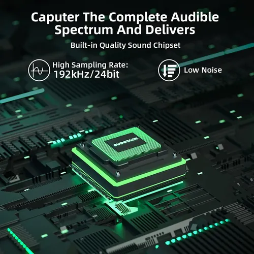 Micrófono De Pc Sudotack Usb Streaming Podcast, 192 Khz/24 B