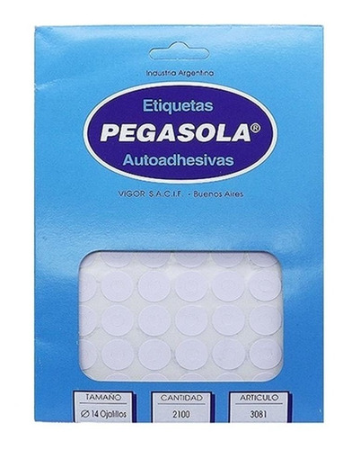 Ojalillo Pegasola Caja X 2100 Unidades