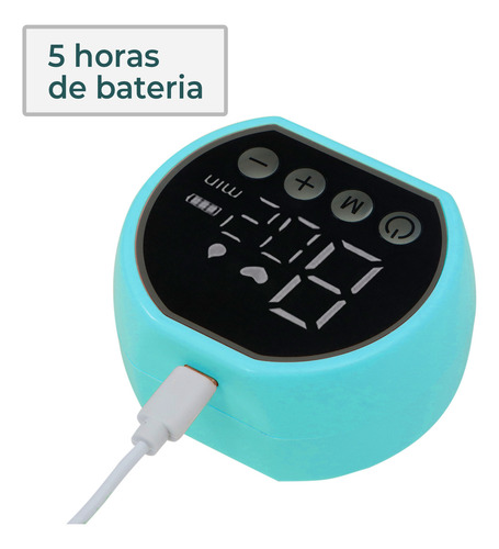 Extractor De Leche Automático KIDDOS Eléctrico Portátil Cómodo Practico Invisible, Para Viaje Compacto Ligero Ergonómico Silencioso Saca Leche Color Azul
