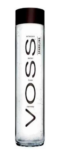 Água Mineral Voss Com Gás Vidro 375ml (6x) Kit Garrafa Voss