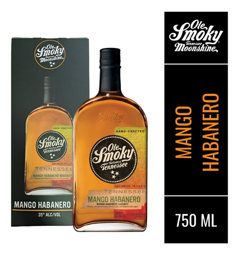 Whisky Ole Smoky Mango Habanero Con Estuche