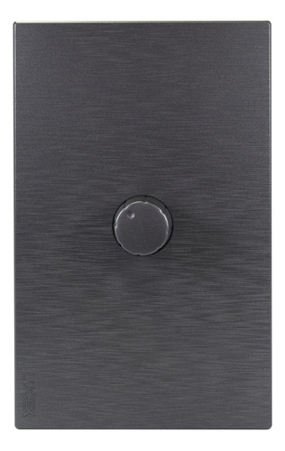 Placa Lucek Flat Dimmer Plata