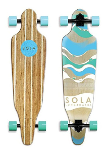 Sola Bamboo Premium Diseño Gráfico Completo Longboard