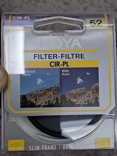 Filtro Hoya 52mm Circular Polarizador Cpl