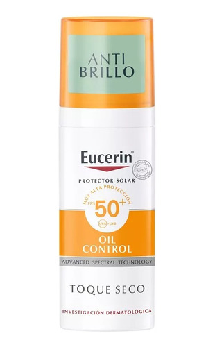 Protector Solar Facial Eucerin Gel Crema Oil Control 50ml 