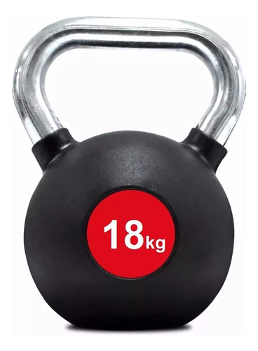 Pesa Rusa De Caucho 18kg  O Kettlebell Importado 18