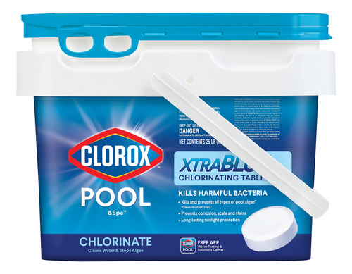 Clorox Pool & Spa Xtra Azul 3pulgadas Long Lasting Cloro En