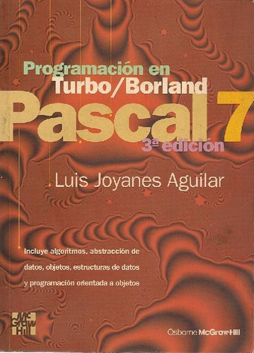 Libro Programación En Turbo/borland Pascal 7 De Luis Joyanes