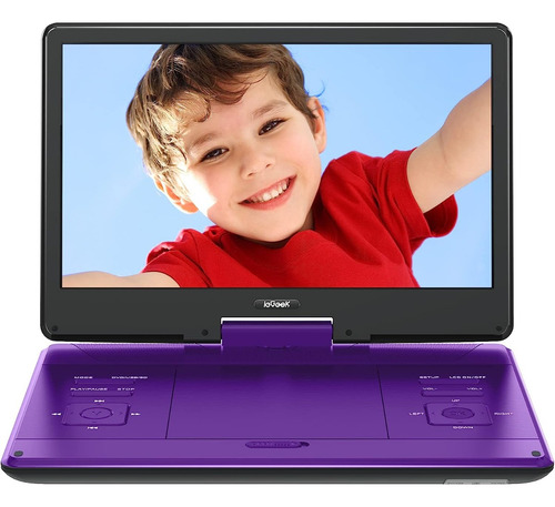 Reproductor Dvd Portátil Pantalla Giratoria Libre De Región