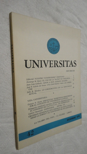 Revista Universitas - Nro 42 Diciembre   1976