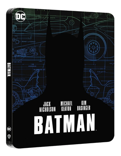 4k Ultra Hd + Blu-ray Batman (1989) Steelbook