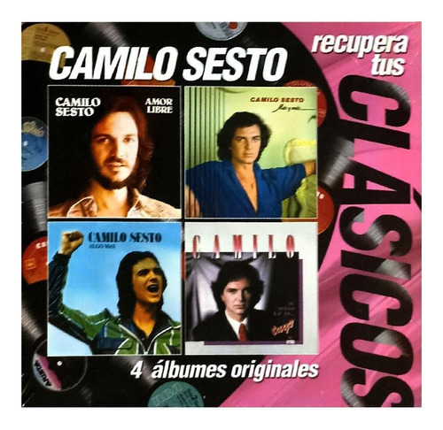 Camilo Sesto - Amor Libre - Algo Mas - Tuyo - 4 Cd's Disco