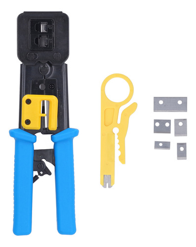 Pinzas Para Engarzar Cables De Red Ratchet Crimper Rj Connec