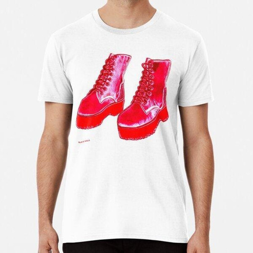 Remera Cool Vintage Red Boots Algodon Premium 