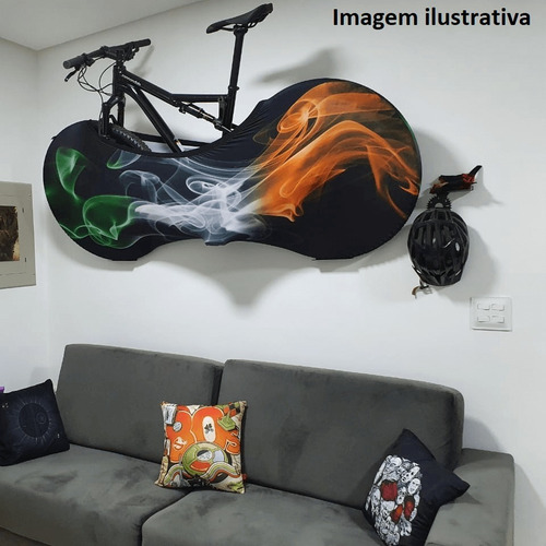 Imagem 7 de 9 de 2 Suportes De Parede P/ 2 Bicicletas + 1 Suporte Acessórios