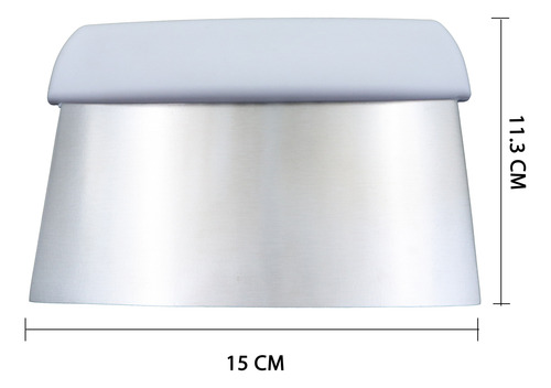 Espátula Raspador De Plancha Acero Inoxidable 15 Cm
