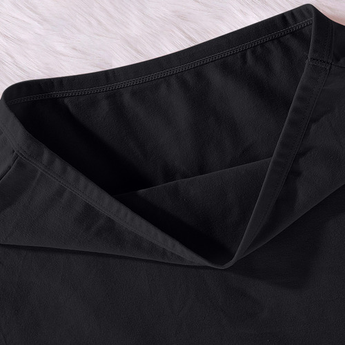 Bragas Para Mujer, Ropa Interior Lisa De Algodón De Cintura