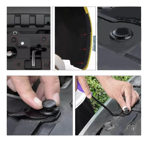 1211 Peças De Grampos Automotivos, Clipes Automotivos