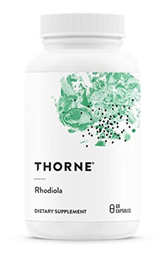 Rhodiola  Thorne Research,60 Cápsulas Vegetarianas,salud