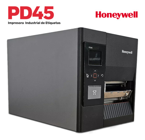 Impresora Industrial De Etiquetas Autoadhesivas Honeywell Pd45 Transferencia Térmica Y Térmica Directa Conexión Usb Placa De Red Ethernet + 2 Rollos De Etiquetas Bonificados