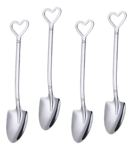 4 Cucharas Con Forma De , Cuchara Para Café, Té, Utensilio