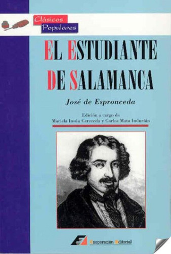 Libro: El Estudiante De Salamanca. Espronceda, Jose De. Coop