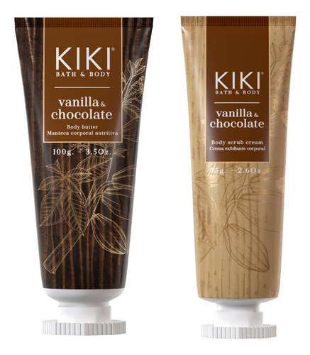 Kiki Vai Y Choco Exfoliante Corporal + Hidratante Corporal