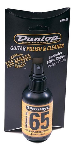 Limpador Polidor Dunlop Para Guitarra/baixo Com Flanela 2594