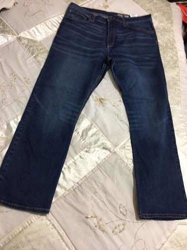 Wrangler Jeans Para Caballero Talla 36x29 Azul Marino