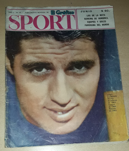 Revista El Gráfico Sport N°10 Junio De 1965